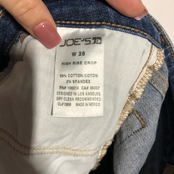 JOES Jeans High Rise Crop - Picture 3 of 4